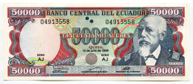 Ecuador 50000 Sucres 1999
P# 130, N# 000000; # AJ04913558; UNC