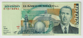 Mexico 10000 Pesos 1981
P# 78a, N# 225373; # A1A19863; UNC
