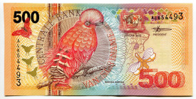 Suriname 500 Gulden 2000
P# 150, N# 201796; # AL654493; UNC