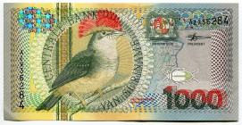 Suriname 1000 Gulden 2000
P# 151, N# 205255; # AZ936284; UNC