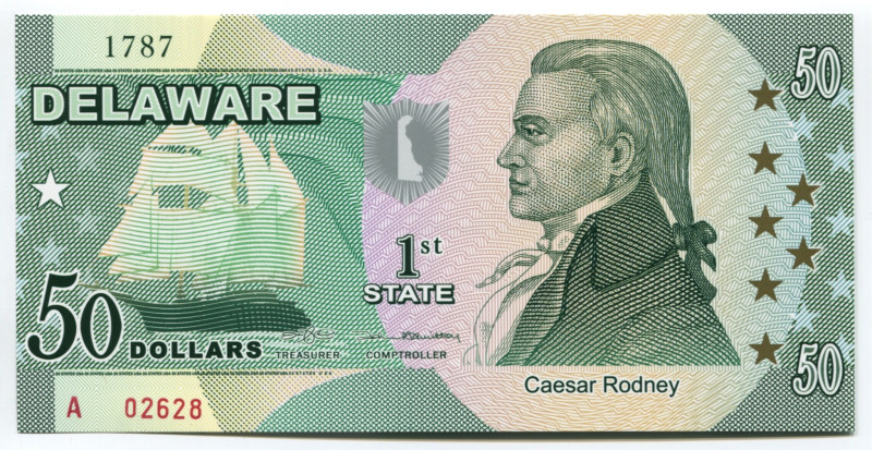 United States Delaware 50 Dollars 2014 Specimen
1st State