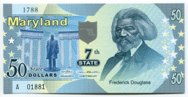 United States Maryland 50 Dollars 2014 Specimen
7th State