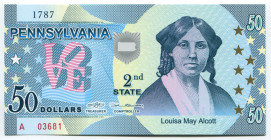 United States Pennsylvania 50 Dollars 2014 Specimen
2nd State