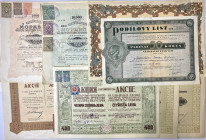Czechoslovakia Lot of 8 Bonds and shares 1923 - 1945
Czech and joint czech overseas companies in Yugoslavia (Moravia) and two join Czech-Bulgaria com...