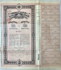 Romania Orasul Bcuresti - Ville de Bucarest 1000 Lei 1910 5% Obligation de 
 5% Obligation; Text in Romanian and French; XF