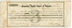 United States Washington D.C 162.04 Dollars 1861
Consulate of the United States of America in Cadiz (Spain); VF