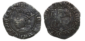 1454-1474. Enrique IV (1454-1474). Coruña. Dinero. Ve. 1,20 g. Atractiva. RARA. MBC. Est.240.