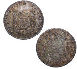 1760. Carlos III (1759-1788). México. 8 reales. MM. A&C 1073. Ag. 27,14 g. Excelente ejemplar. Muy bella. Preciosa pátina. EBC+. Est.500.