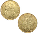 1781. Carlos III (1759-1788). Madrid. 4 escudos. PJ. A&C 1785. Au. 13,50 g. Bella. Brillo original. EBC / EBC+. Est.900.
