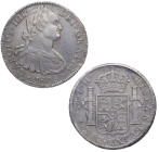 1805. Carlos IV (1788-1808). México. 8 reales. TH. A&C 983. Ag. 27,04 g. Bella. Insignificante hojita. EBC+. Est.200.