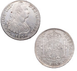 1807. Carlos IV (1788-1808). México. 8 reales. TH. A&C 986. Ag. 27,01 g. Bella. Brillo original. EBC / EBC+. Est.275.