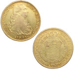 1791. Carlos IV (1788-1808). México. 8 Escudos. FM. A&C 1630. Au. 27,02 g. EBC. Est.2000.
