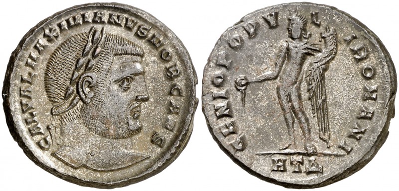 (297-298 d.C.). Galerio Maximiano. Heraclea. Follis. (Spink 14372) (Co. 78) (RIC...
