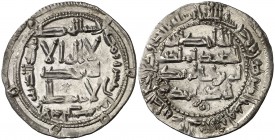 AH 218. Emirato. Abderrahman II Al Andalus. Dirhem. (V. 152) (Fro. 6). 2,70 g. EBC.