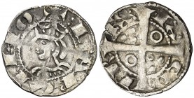 Jaume I (1213-1276). Barcelona. Diner de tern. (Cru.V.S. 308) (Cru.C.G. 2120). 0,80 g. MBC.