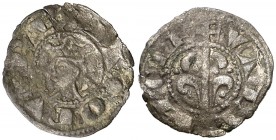 Jaume I (1213-1276). València. Òbol. (Cru.V.S. 317) (Cru.C.G. 2133). 0,31 g. Tercera emisión. Escasa. MBC-.