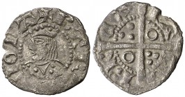 Jaume II (1291-1327). Barcelona. Òbol. (Cru.V.S. 341.1) (Cru.C.G. 2164a). 0,35 g. Escasa. MBC-.