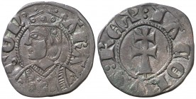 Jaume II (1291-1327). Aragón. Dinero jaqués. (Cru.V.S. 364) (Cru.C.G. 2182). 0,87 g. Buen ejemplar. MBC+.