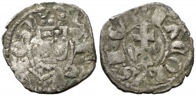 Jaume II (1291-1327). Aragón. Óbolo jaqués. (Cru.V.S. 365) (Cru.C.G. 2183). 0,56 g. MBC-.