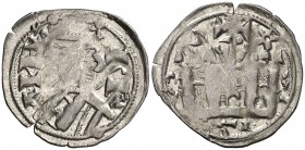 Alfonso VIII (1158-1214). Creciente. Dinero. (AB. 204.2). 0,77 g. MBC-.