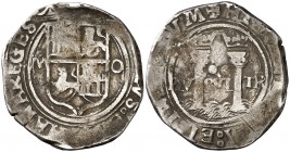 s/d. Juana y Carlos. México. O. 2 reales. (Cal. 121). 6,76 g. BC+.