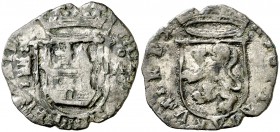 s/d. Felipe II. Valladolid. 1 cuartillo. (Cal. 895). 2,73 g. Escasa. MBC-.