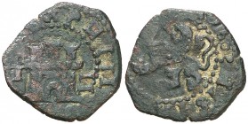 1602 y 1603. Felipe III. Toledo. 2 maravedís. Lote de 2 monedas. BC+/MBC-.