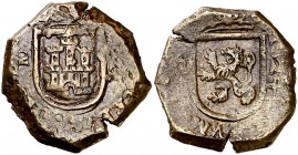 1624. Felipe IV. (Madrid). 8 maravedís. (Cal. 1412) (J.S. F-102). 6,35 g. MBC.