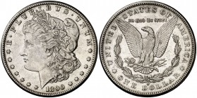 1890. Estados Unidos. S (San Francisco). 1 dólar. (Kr. 110). 26,68 g. AG. EBC-.