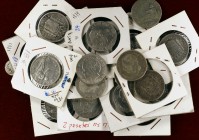 1869 a 1905. 2 pesetas. Lote de 26 monedas. A examinar. BC/MBC.
