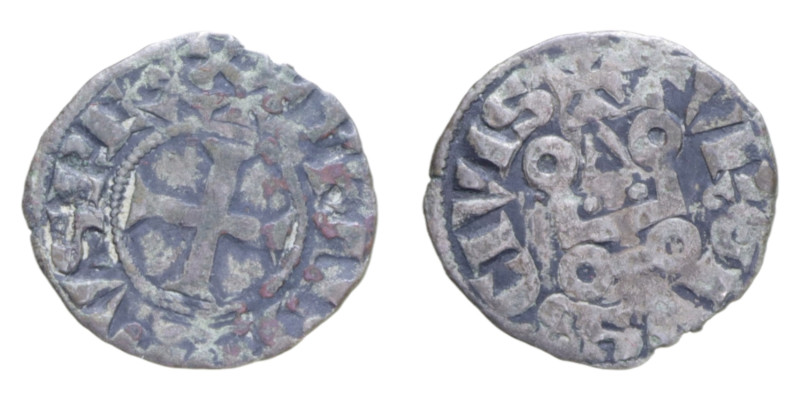 FRANCIA FILIPPO II TOURS (1180-1223) DENARO TORNESE MI. 0,90 GR. BB (CON CARTELL...