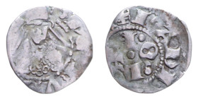 L'AQUILA LADISLAO DI DURAZZO (1386-1414) BOLOGNINO NC AG. 0,65 GR. qBB