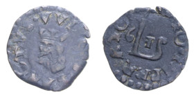 LUCCA REPUBBLICA (1369-1799) QUATTRINO 1561 CU. 0,85 GR. BB (CON CARTELLINO D'EPOCA)