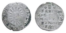 MANTOVA FERDINANDO GONZAGA (1612-1626) 8 SOLDI MI. 2,48 GR. BB-SPL