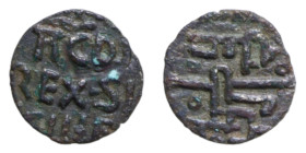 PALERMO TANCREDI (1190-1194) 1/4 DI TERCENARIO R CU. 0,39 GR. BB+