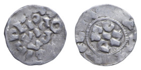 PAVIA ENRICO II DI FRANCONIA (1046-1056) DENARO AG. 1,19 GR. BB