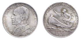 PIO XII (1939-1958) 5 LIRE 1940 AG. 5,02 GR. FDC