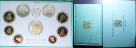 BENEDETTO XVI (2005-2013) SERIE IN EURO 2013 CON 50 EURO IN ORO (15 GR.) IN SCATOLA E COFANETTO PROOF