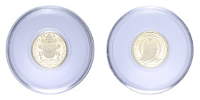 FRANCESCO (2013-OGGI) 10 EURO 2020 IL BATTESIMO AU. 3 GR. 2500 ESEMPLARI IN COFANETTO E SCATOLA PROOF