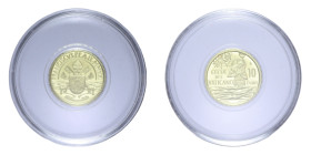 FRANCESCO (2013-OGGI) 10 EURO 2021 IL BATTESIMO AU. 3 GR. 2400 ESEMPLARI IN COFANETTO E SCATOLA PROOF