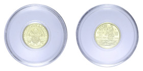 FRANCESCO (2013-OGGI) 10 EURO 2021 IL BATTESIMO AU. 3 GR. 2400 ESEMPLARI IN COFANETTO E SCATOLA PROOF