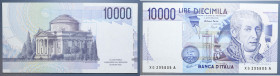 REPUBBLICA ITALIANA 10000 LIRE 1995 A. VOLTA SERIE SOSTITUTIVA XG-A SPL