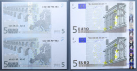 GERMANIA 5 EURO CONSECUTIVI NON TAGLIATI FDS (ARTEFATTO)