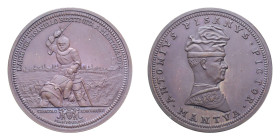 MEDAGLIA MANTOVA 1972 ANTONIO PISANO AE. 49,75 GR. 50 MM. qFDC