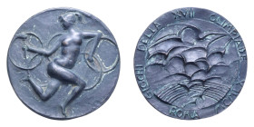 MEDAGLIA 1960 ROMA GIOCHI DELLA XVII OLIMPIADE AE. 77,92 GR. 55 MM. BB-SPL