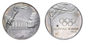 MEDAGLIA 1960 OLIMPIADI DI ROMA AG. 26,61 GR. 40 MM. SPL (SEGNETTI)