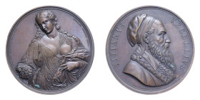 MEDAGLIA XI SEC. VENEZIA TIZIANO VECELLIO OPUS CERBARA AE. 120,87 GR. 60,5 MM. SPL
