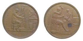 MEDAGLIA BELGIO 1912 MONNAIE AE. 10,33 GR. 30 MM. SPL (COLPETTO E MACCHIA)