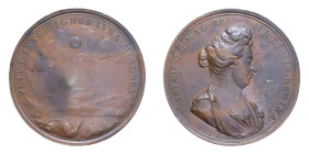 MEDAGLIA GRAN BRETAGNA REGINA MARY II 1690 S.D. (CA. 1690) AE. 51,77 GR. 49 MM. SPL