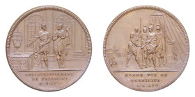 MEDAGLIA SVIZZERA 1740-1750 HISTORIE DE LA REPUBLIQUE ROMAINE CU. 13,26 GR. 31,6 MM. qFDC